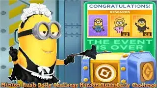 Minion Rush - fullscreen gameplay walkthrough - daily challenge iOs & android