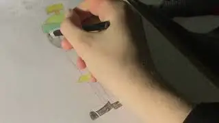 Drawing and Colouring Marvin Martian knowing that the pilot is a hit