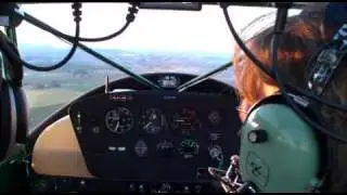 Sunset Flight with Deb in the Kitfox Taildragger Tailwheel aircraft