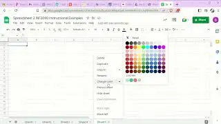 Insert, Delete and Rearrange Worksheets (Google Sheets Version)