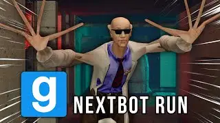 Crazy Nextbot Scientist CHASES ME | Garry's Mod