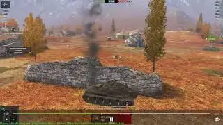Мой реплей с комментарием на танке AMX CDA 105 в игре World of Tanks Blitz