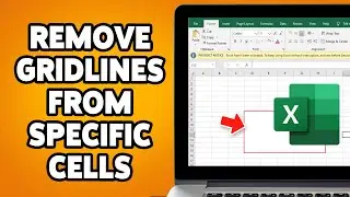 How to Remove Gridlines from Specific Cells in Excel 2024