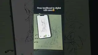 Everything you sketch on the paper is synced to your phone🤯