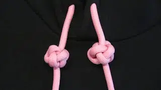 How to Tie a Stylish Fist Knot on Your Hoodie Drawstrings. Hoodie strings hackscraft idea.