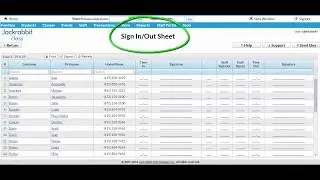 Demo of short training video: Sign in/Sign out Sheet in Jackrabbit.