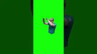 Man Hiding in a Hole | Green Screen