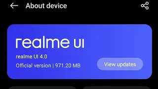 new update for realme 8s 5G
