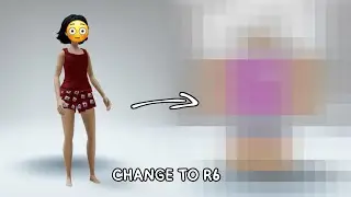What if we Changed Realistic Avatar to R6..😱😱|Roblox