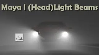 Maya: (Head)Lights With Fog