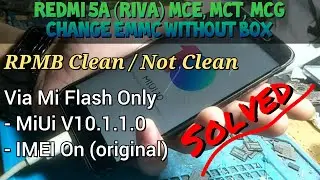 Change eMMC Redmi 5A Riva Without BOX | eMMC Dead | eMMC Only Solved