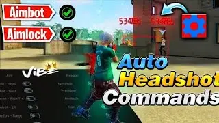 ✅ Set Edit Auto Headshot Commands 💯|sensibilidade free fire 🔥| set edit free fire | Aimbot+Aimlock |
