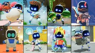 Astro Bot All Power Ups & Transformation 4K UHD