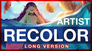 Recoloring Existing Art -  The Mermay (LONG VERSION!!)