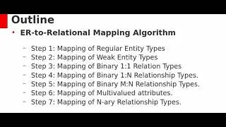 ER to Relational mapping- ER diagram conversion into Tables(Relations)-Logical Database Design