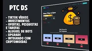 NOVO SCRIPT PTC DS 3.0 Aluguel de referidos, Shares, Offers, Shortlinks e mais ...