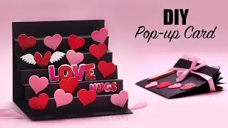 Valentine Pop Up Card | Valentines Day Gift Ideas | 3D Pop-Up Card
