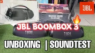 JBL Boombox 3 | Unboxing and SoundTest Party Boost!!