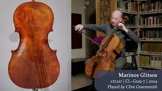 Marinos Glitsos cello, 2024 / Clive Greensmith / at the Metzler Violin Shop