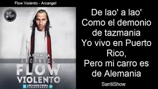Flow Violento - Arcangel | Letra