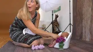 Newborn photography poop blooper Matilda FUNNY & LOUD