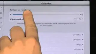 8.4 geluidsinstellingen iPad