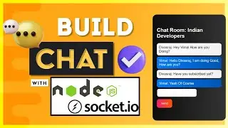 Build a Chat App in 1 Hour with Socket.io & Node.js | Realtime Chat Application