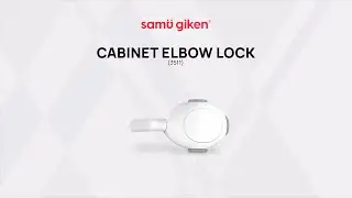 Samu Giken Cabinet Elbow Lock, Model: SL-CEL3511GW (2 pcs)