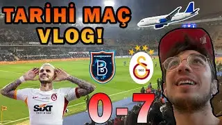 TEK MAÇ İÇİN UÇTUK AMA NE MAÇ!🔥STAD DAĞILDI ! ICARDI ŞOV!!! | Başakşehir 0-7 Galatasaray MAÇ VLOG