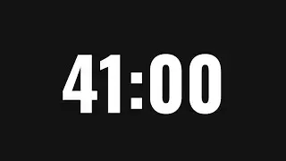 41 Dakika Zamanlayıcı - 41 Minute Timer