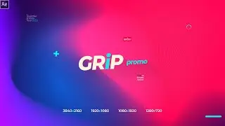 Grip Modern Gradient Opener Promotion Instagram Storie After Effects Template Download 4K