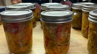 WHAT IS CHOW CHOW? OLD SCHOOL CHOW CHOW/CANNING IN THE SUMMERTIME FOR THE WINTER/NEW FRIDAY SEGMENT