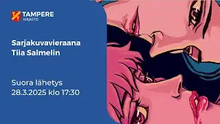 Sarjakuvavieraana Tiia Salmelin