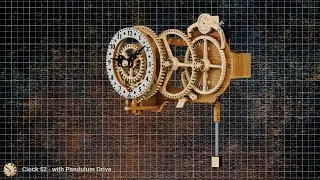 Brian Law's woodenclocks Clock 52 with Pendulum Drive