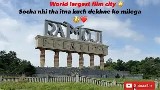 Exploring Ramoji Film City! || Vvlogs || Largest Flim City In World