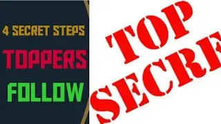4 Steps To Study Smart