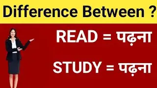 What is difference between Read and study