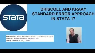 Driscoll and Kraay Standard Error Approach in STATA 17 [Remedial version of Fixed Effects Model]