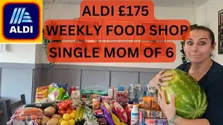 ALDI £175 WEEKLY FOOD SHOP AS A SINGLE  MOM OF 6 II SINGLE MOM OF 6 II WEEKLY FOOD SHOP II ALDI SHOP