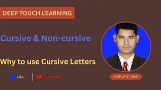 What is cursive and non cursive