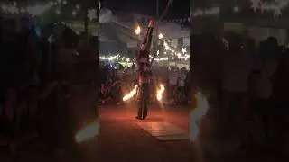 Fire show Hill Top Goa