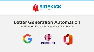 Letter and Document Automation for Bonterra Impact Management (fka Social Solutions Apricot)
