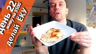 22 день ВЫЖИВАЮ НА МИНИМАЛКУ // купил ОГУРЕЦ и СОСИСКУ / рецепт ЁКА
