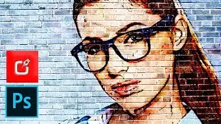 How to Make Graffiti Effect in PHOTOSHOP CS6 TUTORIAL