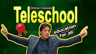 The New TELE SCHOOL Channel by Pakistan Television Corporation (PTV) will air educational programmes