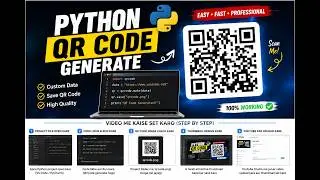 Python QR Code Generator | Generate QR Code Using Python in Urdu/Hindi