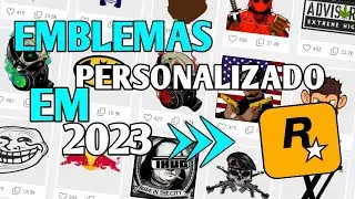 COMO CRIAR EMBLEMAS DE COMANDO PERSONALIZADOS NO GTA V ON (FACIL & RAPIDO
