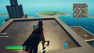 Fell from the top of the buliding in Fortnite ( 4K )