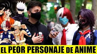 ¿Cuál es el PEOR PERSONAJE de ANIME para los OTAKUS? KIMETSU NO YAIBA NARUTO SK8 SHINGEKI SHIPPEO