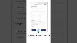 🔥Enlarge on Mouse Hover - Flutter Animation